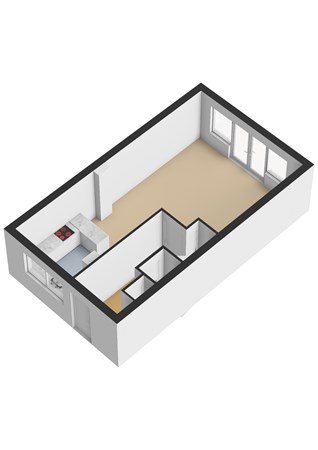 Floorplan - Lebeauhof 43, 2316 LB Leiden